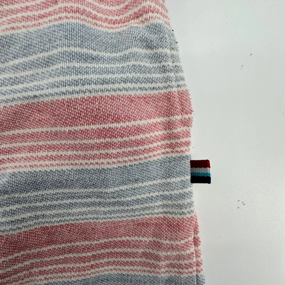 Sol Angeles Mens XXL Striped Drawstring Shorts Red Blue White Made in USA XXL